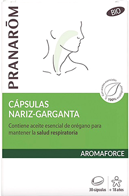 Капсулы для носа и горла Pranarom Aromaforce 30 шт (5420008524875) - изображение 1