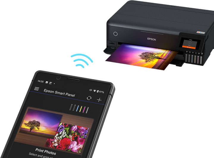 Urządzenie wielofunkcyjne Epson EcoTank L8180 Black (C11CJ21402) - obraz 10