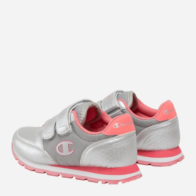 Дитячі кросівки для дівчинки Champion S32525-EM007 30 Сріблястий/Кораловий (8054112708622) - зображення 2