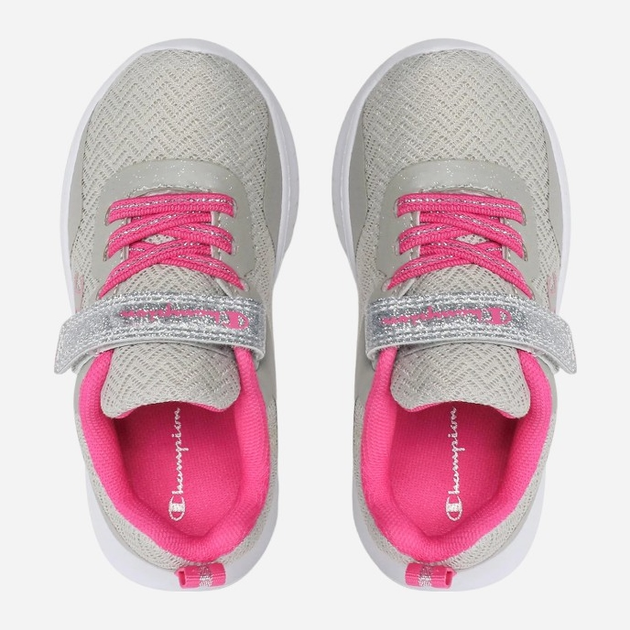 Buty sportowe dziecięce dla dziewczynki lekkie Champion S32531-ES012 25 Szare (8058132051263) - obraz 3