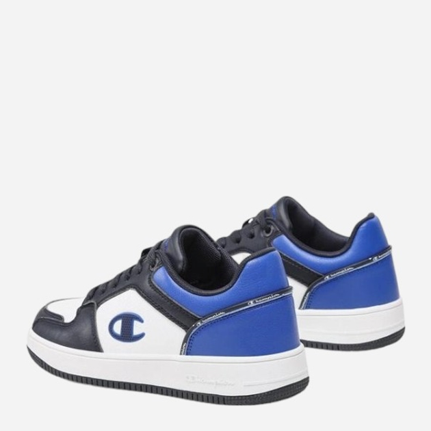 Sneakersy chłopięce Champion S32415-WW007 37.5 Biały/Granatowy (8058132046467) - obraz 3