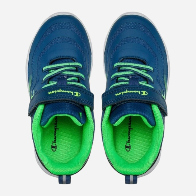 Дитячі кросівки для хлопчика Champion S32278-BS005 28 Синій/Салатовий (8054112224306) - зображення 3