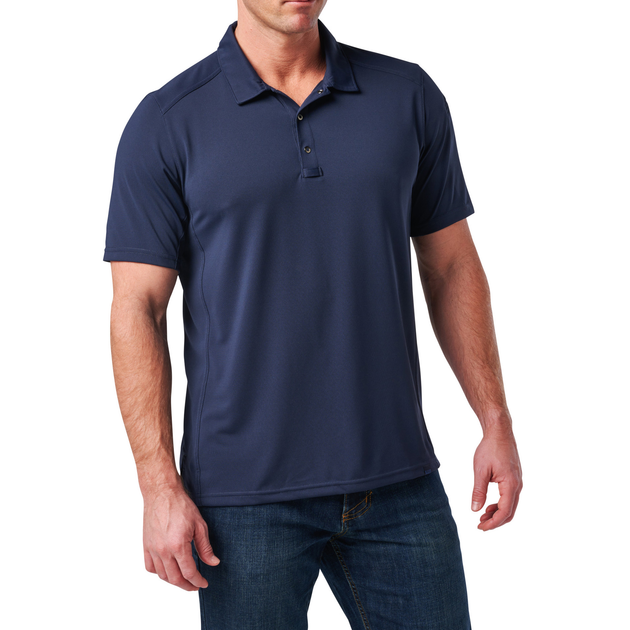 Футболка поло 5.11 Tactical Paramount Chest Polo Pacific Navy 2XL (41298-721) - зображення 2