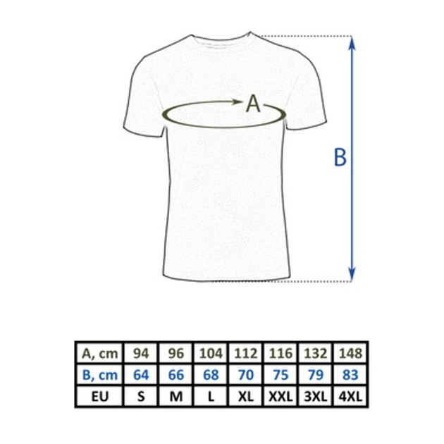 Футболка камуфляжная MIL-TEC T-Shirt Mandra Black S - изображение 2