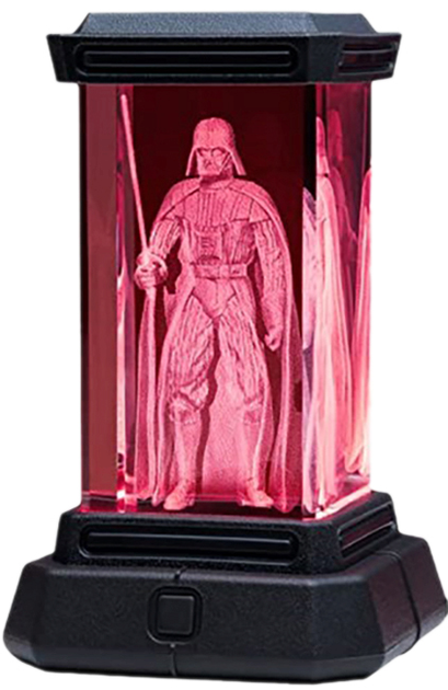 Лампа Paladone Star Wars Darth Vader holograficzna 12 см (5055964785857) - зображення 1