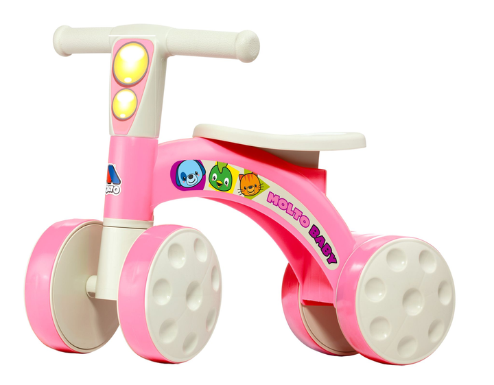 Jeździk Molto Ride-on-toy Baby Różowy (8410963212105) - obraz 1