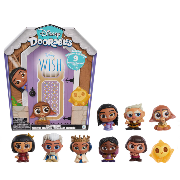 Ігрові фігурки Disney Doorables Wish 9 шт (886144447495) - зображення 1