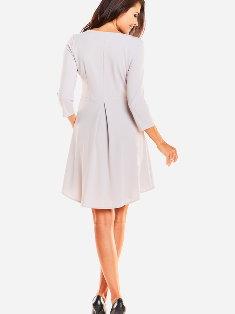 Плаття коротке жіноче Awama A232 XL Сіре (5902360524132) - зображення 2