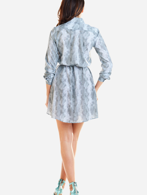 Плаття-сорочка коротке літнє жіноче Awama A281 XL Сіре (5902360538290) - зображення 2
