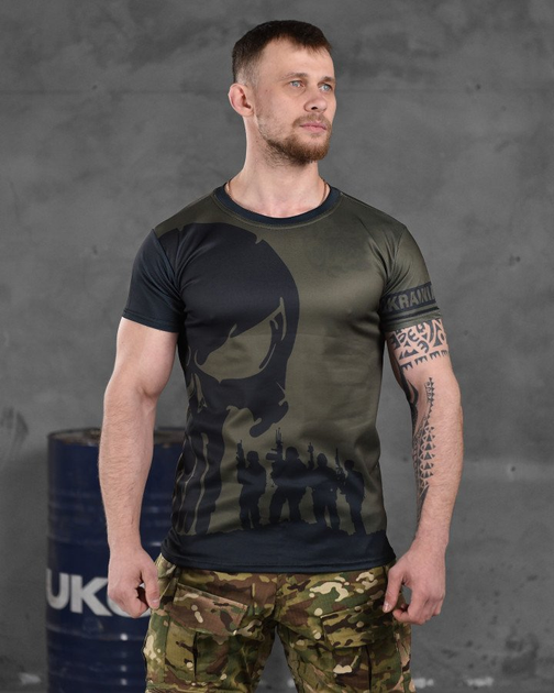 Тактична футболка потоотводяющая oblivion panisher soldiers вн0 M - зображення 1