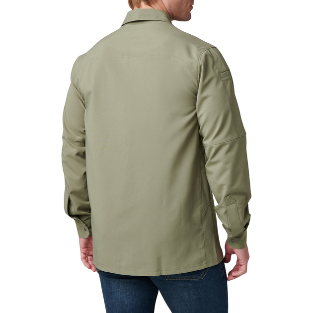 Рубашка тактическая с длинным рукавом 5.11 FREEDOM FLEX WOVEN SHIRT - LONG SLEEVE S Iron Grey/Graphite - изображение 2