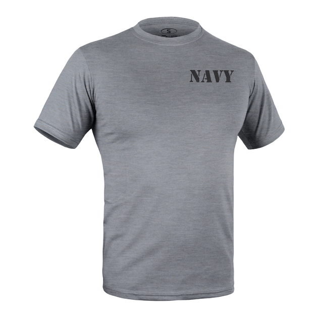 Футболка з малюнком NAVY Logo M Grey Melange - зображення 1