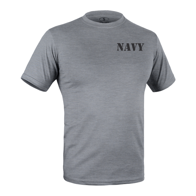 Футболка c рисунком NAVY Logo M Grey Melange - изображение 1