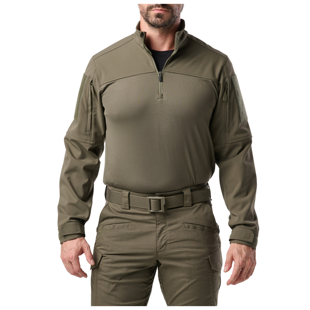 Рубашка тактическая 5.11 Tactical Cold Weather Rapid Ops Shirt L RANGER GREEN - изображение 1