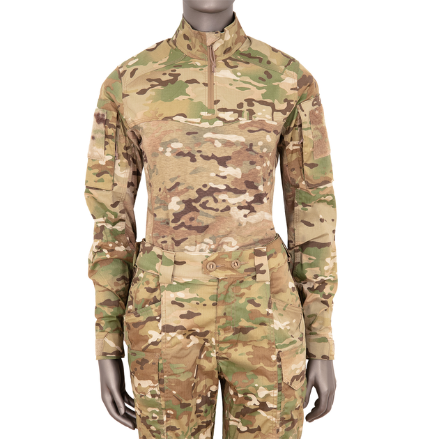 Сорочка тактична під бронежилет жіноча 5.11 Tactical Hot Weather Combat Shirt L Multicam - зображення 1