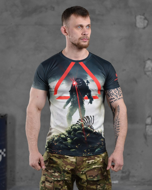 Тактическая потоотводящая футболка oblivion predator 0 S - изображение 1