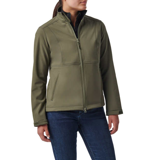 Куртка жіноча 5.11 Tactical Women's Leone Softshell Jacket M RANGER GREEN - зображення 1