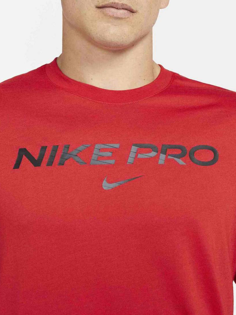 Футболка чоловіча Nike M Nk DB Tee Nike Pro Da1587-657 XL Червона (194502437539) - зображення 5