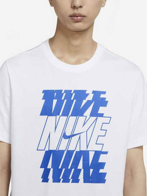 Футболка чоловіча Nike M Nsw Tee Swoosh/Block 12Mo DB6475-100 XS Біла (194502454260) - зображення 3