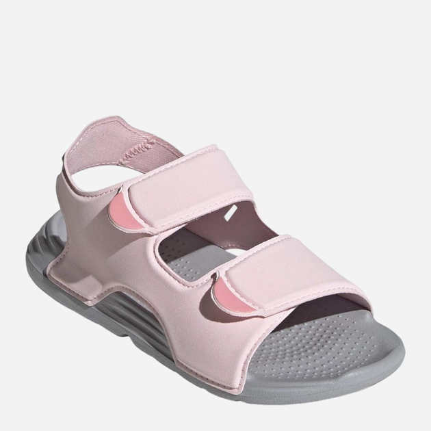 Sandały dziecięce dziewczęce Adidas Swim Sandal FY8937 33 Różowy/Szary (4064036677878) - obraz 2