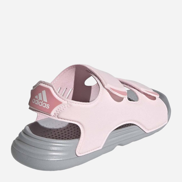 Дитячі босоніжки для дівчинки adidas Swim Sandal FY8937 33 Рожевий/Сірий (4064036677878) - зображення 3