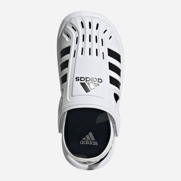 Дитячі босоніжки для хлопчика adidas Water Sandal GW0387 28 Білі з чорним (4065418339599) - зображення 5
