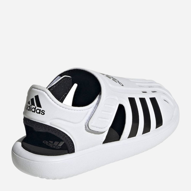 Дитячі босоніжки для хлопчика adidas Water Sandal GW0387 33 Білі з чорним (4065418339612) - зображення 4