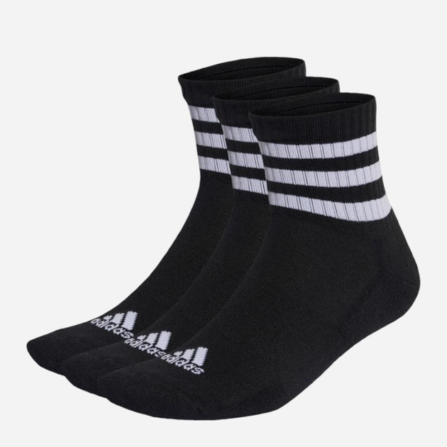 Набір чоловічих шкарпеток 3 пари Adidas C Spw Mid 3P IC1317 40-42 Чорних (4066746309810) - зображення 1