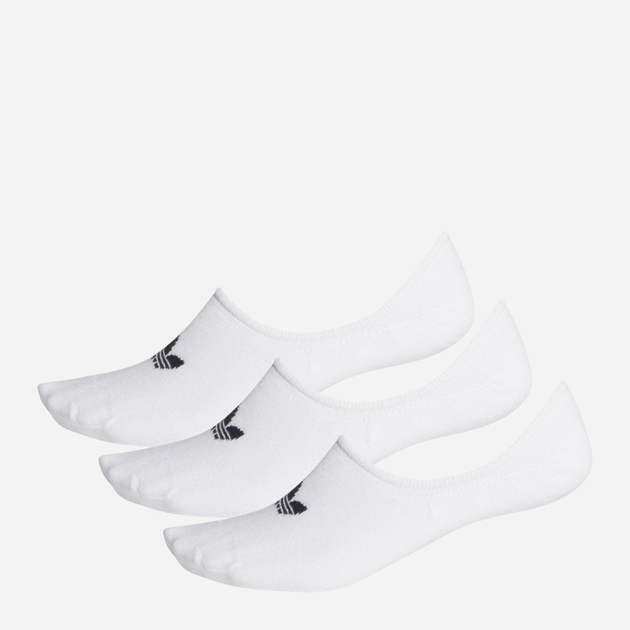 Komplet męskich szkarpetek 3 pary Adidas Low Cut Sock 3P FM0676 46-48 Biały (4062059566131) - obraz 1