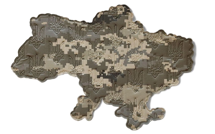 Велкро панель для шевронів Мапа України піксель - зображення 1
