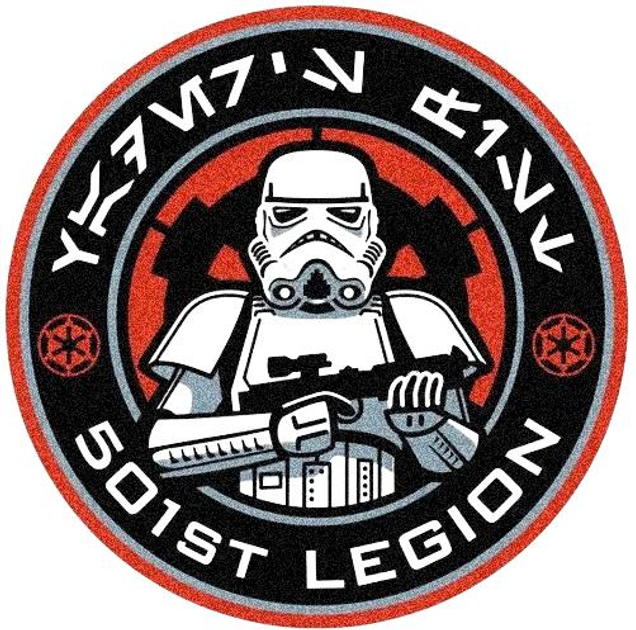 Шеврон патч " Star Wars імперський штурмовик " на липучці велкро - зображення 1