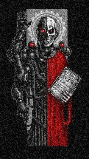 Шеврон патч " Адептус механікус дух машини Warhammer 40k " на липучці велкро - зображення 1
