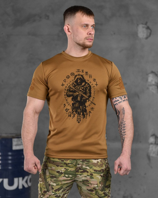 Тактична потоотводящая футболка oblivion tactical berserk олива XXL - зображення 1