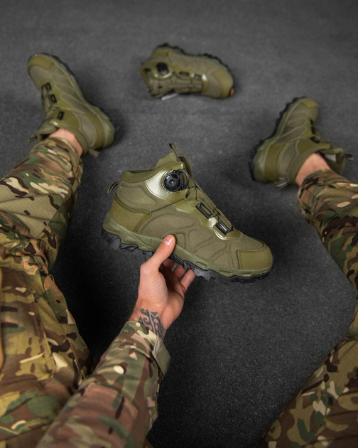Тактичні черевики esdy на аозав'язці олива 40 - зображення 1