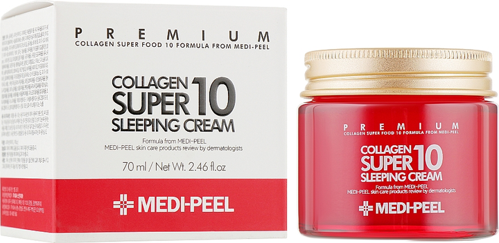 Krem do twarzy Medi-Peel Collagen Super10 Sleeping Cream 70 ml (8809409342382) - obraz 1