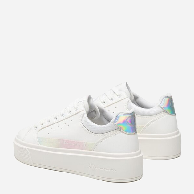 Жіночі кеди на платформі низькі Champion Carolina Pearl S11528-WW001 38.5 (7.5US) 24.5 см Білі (8054112680744) - зображення 3