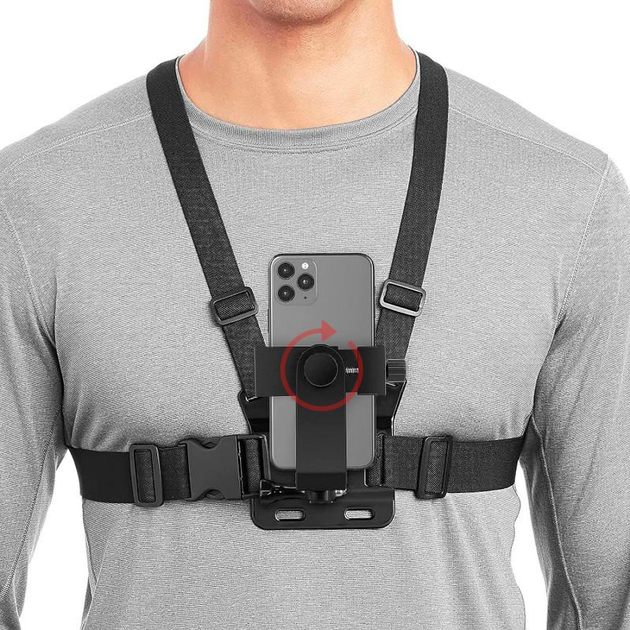 Крепление ремни на тело/грудь универсальное для телефона и GoPro (10890 ...