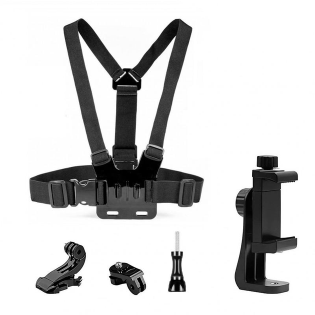 Крепление ремни на тело/грудь универсальное для телефона и GoPro (10890 ...