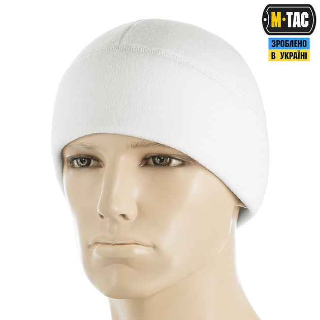 Шапка M-Tac Watch Cap Elite фліс (320г/м2) XL White - зображення 1