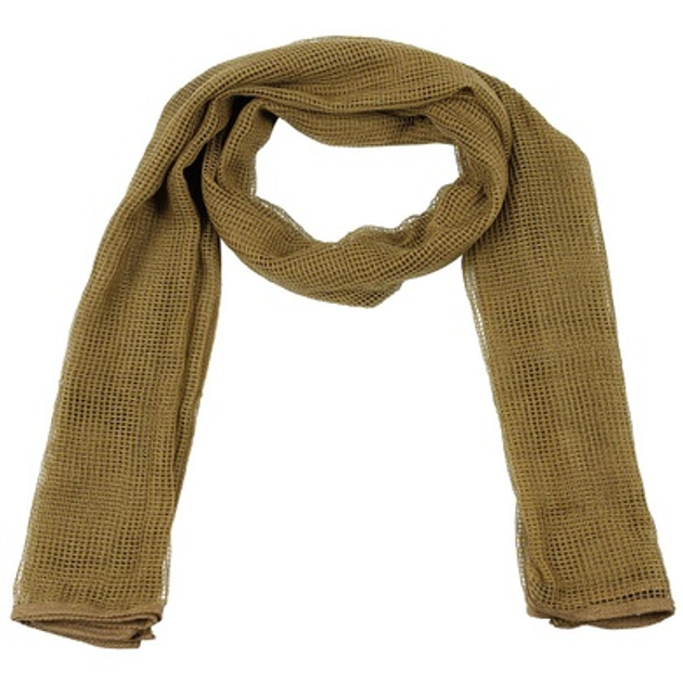 Сетка маскировочная MFH Mesh Scarf 190х90 см Coyote - изображение 1