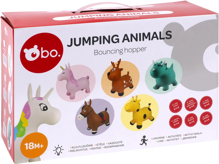 Skoczek dla dzieci bo. Jumping Animal Horse (4743199080052) - obraz 1