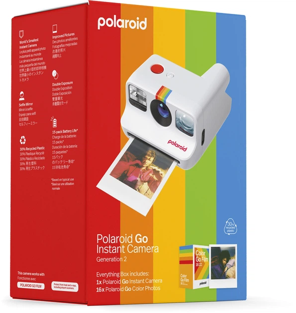 Камера моментального друку Polaroid Go Gen 2 White Everything Box (9120096775574) - зображення 8