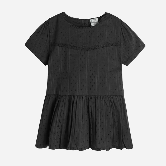 Дитяча блузка для дівчинки Cool Club CCG2411406 128 см Графітова (5903977191038) - зображення 1