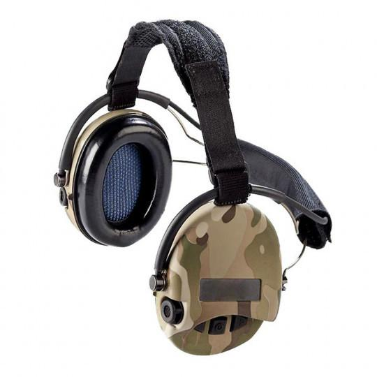 Активні навушники для стрільби Sordin Supreme Pro-X Multicam із заднім тримачем під шолом - зображення 1