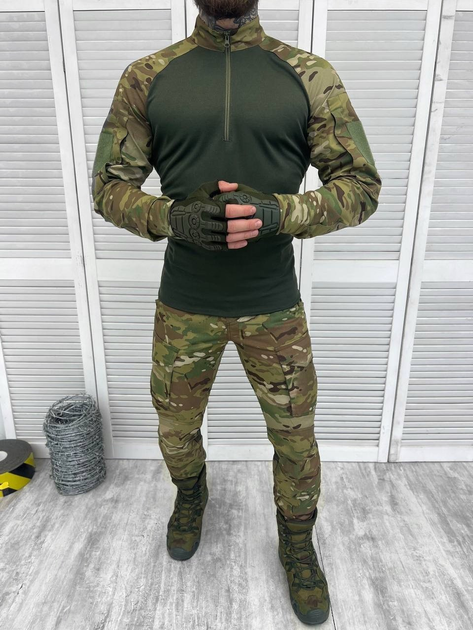 Тактический военный костюм Unit ( Убакс + Штаны ), Камуфляж: Мультикам, Размер: S - изображение 1