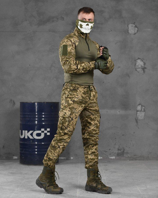 Тактичний військовий костюм BMP ( Убакс + Штани ), Камуфляж: Піксель, Розмір: L - зображення 1