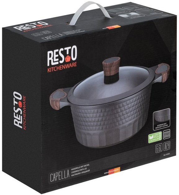 Garnek Resto z pokrywką 28 cm 6.6 l (4260403579046) - obraz 14