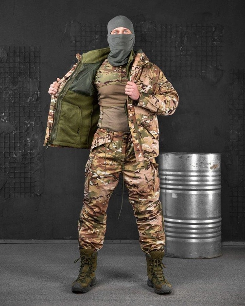 Тактический теплый зимний военный костюм Lader Plus ( Куртка + Штаны ), Камуфляж: Мультикам, Размер: M - изображение 2