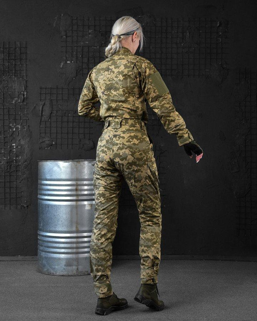 Тактический женский военный комплект Pandora ( Китель + Штаны ), Камуфляж: Пиксель, Размер: 46 - изображение 2
