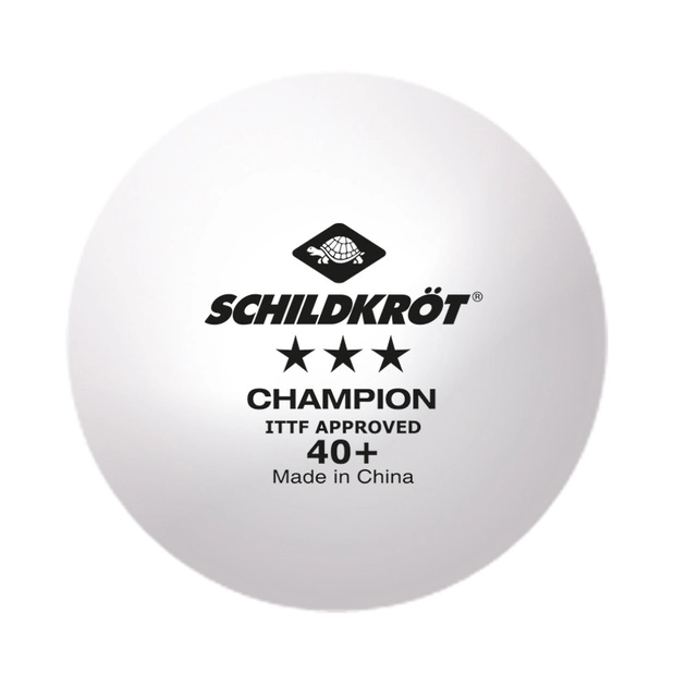 Кульки для настільного тенісу Donic Champion 40+ 3* (білий, 3 шт, ITTF) - Фото 2 Кульки для настільного тенісу Donic Champion 40+ 3* (білий, 3 шт, ITTF) - зображення 2